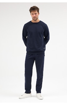 Mmetalic Lacivert Relaxed Fit Bisiklet Yaka Sweatshirt Düz Paça Erkek Eşofman Takımı Mtlce3847 Mmetalic Lacivert Relaxed Fit Bisiklet Yaka Sweatshirt Düz Paça Erkek Eşofman Takımı Mtlce3847