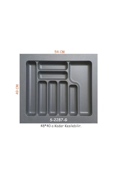 Starax Kaşıklık 49x54 60'Lık Modül Gri Starax Kaşıklık 49x54 60'Lık Modül Gri