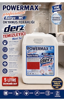 Powermax Derz Temizleyici 5 Litre Profesyonel Derz Ve Fayans Temizlik Ürünü Powermax Derz Temizleyici 5 Litre Profesyonel Derz Ve Fayans Temizlik Ürünü