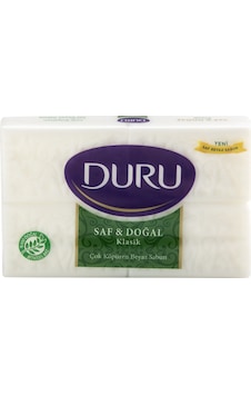 Duru Saf Doğal Klasik Banyo Sabunu 4'lü 150 G Duru Saf Doğal Klasik Banyo Sabunu 4'lü 150 G