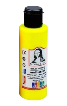 Multi Akrilik Fosforlu Boya Südor Mona Lisa 70ml - Renk Seçenekli Tek Şişe Sarı Multi Akrilik Fosforlu Boya Südor Mona Lisa 70ml - Renk Seçenekli Tek Şişe Sarı