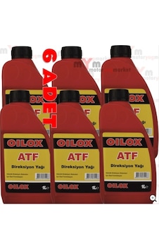 Oilox Atf Hidrolik Kırmızı Direksiyon Yağı 6 x 900 ML Oilox Atf Hidrolik Kırmızı Direksiyon Yağı 6 x 900 ML