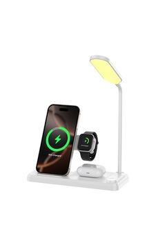 Bix Bxmw8 3 Ü 1 Arada Akıllı Telefon, Akıllı Saat Ve Tws Kulaklıklar İçin Manyetik 15w Kablosuz Led Lambalı Şarj Standı Ve Uyumlu Bix Bxmw8 3 Ü 1 Arada Akıllı Telefon, Akıllı Saat Ve Tws Kulaklıklar İçin Manyetik 15w Kablosuz Led Lambalı Şarj Standı Ve Uyumlu