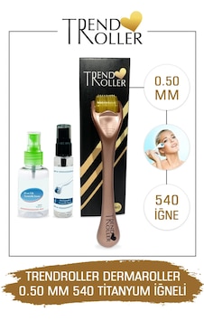 Trendroller Dermaroller 0.50mm Titanyum 540 Iğne Orijinal Derma R Trendroller Dermaroller 0.50mm Titanyum 540 Iğne Orijinal Derma R