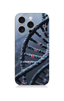 Apple Uyumlu iPhone 15 Pro Max Dna Sarmalı Desenli Silikon Kılıf Silikon Apple Uyumlu iPhone 15 Pro Max Dna Sarmalı Desenli Silikon Kılıf Silikon