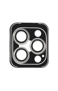 iPhone Uyumlu 16 Pro Max Pvd Metal Kamera Lens - Gümüş iPhone Uyumlu 16 Pro Max Pvd Metal Kamera Lens - Gümüş