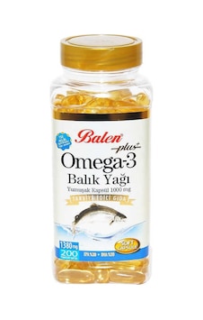 Balen Plus+ Omega 3 Balık Yağı Softjel 1380 MG 200 Kapsül Balen Plus+ Omega 3 Balık Yağı Softjel 1380 MG 200 Kapsül