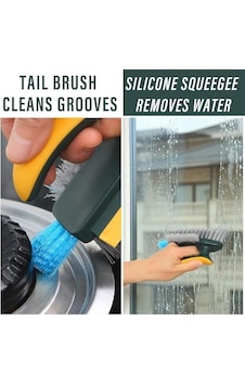 Yer Fırçası, 4'ü 1 Arada V-şekilli Sert Kıllar Ve Yumuşak Çekçekli Tasarım, Banyo İle Mutfak Fayans Araları İçin Ergonomik Kaymaz Saplı Temizleme Fırçası, Ölü Köşeler Ve Derz Temizleyici Açık Gri Yer Fırçası, 4'ü 1 Arada V-şekilli Sert Kıllar Ve Yumuşak Çekçekli Tasarım, Banyo İle Mutfak Fayans Araları İçin Ergonomik Kaymaz Saplı Temizleme Fırçası, Ölü Köşeler Ve Derz Temizleyici Açık Gri
