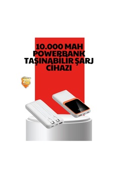 10000 Mah Taşınabilir Powerbank Çift Çıkışlı Type-c Ve Lightning Uyumlu 18.000 Mah 10000 Mah Taşınabilir Powerbank Çift Çıkışlı Type-c Ve Lightning Uyumlu 18.000 Mah
