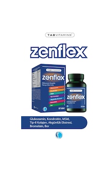 Zenflex 60 Tablet Glukozamin Kondroitin Msm Tip Iı Kolajen Zenflex 60 Tablet Glukozamin Kondroitin Msm Tip Iı Kolajen
