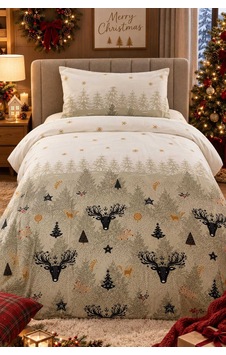 Cotton Star Ranforce Tek Kişilik Nevresim Takımı Suyeşili New Year Yeşil - 938107579 Yeşil Cotton Star Ranforce Tek Kişilik Nevresim Takımı Suyeşili New Year Yeşil - 938107579 Yeşil