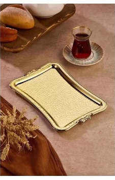 Akıllıelma-ckr3341 Sunum Tepsisi Dövme Desenli Dikdörtgen Altın 0140 Altın Akıllıelma-ckr3341 Sunum Tepsisi Dövme Desenli Dikdörtgen Altın 0140 Altın