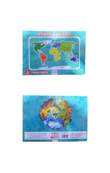 Ca Games Dünya Haritası Frame Puzzle 35 Parça Ca Games Dünya Haritası Frame Puzzle 35 Parça