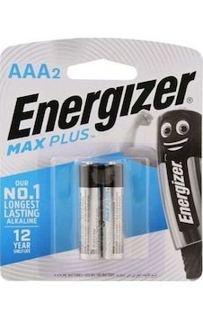 Energizer Max Plus Alkalin AAA 2'li Energizer Max Plus Alkalin AAA 2'li