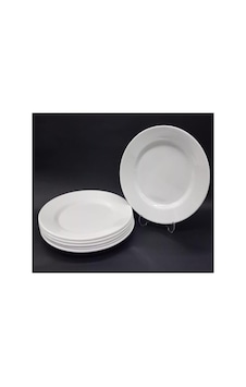 12 Adet Beyaz Melamin Tatlı,pasta Servis Tabağı 21cm Sığ Tabak Beyaz 12 Adet Beyaz Melamin Tatlı,pasta Servis Tabağı 21cm Sığ Tabak Beyaz