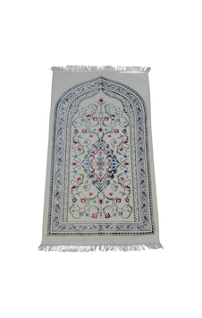 Astarlı Premium Şönil Seccade 67x112 Cm Çok Renkli-5 Astarlı Premium Şönil Seccade 67x112 Cm Çok Renkli-5