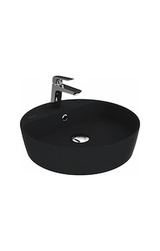Creavit Loop LP146 Yuvarlak Batarya Delikli Masaüstü Setüstü Çanak Lavabo Mat Siyah 45 CM Creavit Loop LP146 Yuvarlak Batarya Delikli Masaüstü Setüstü Çanak Lavabo Mat Siyah 45 CM