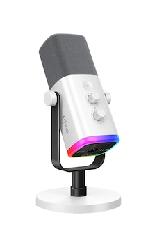Fifine Am8w Xlr Usb Rgb Dinamik Cardioid Yayıncı Mikrofonu Fifine Am8w Xlr Usb Rgb Dinamik Cardioid Yayıncı Mikrofonu
