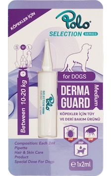 Polo Köpek Tüy Deri Bakım Ürünü Medium 2ml Polo Köpek Tüy Deri Bakım Ürünü Medium 2ml