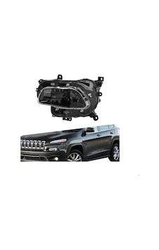 Jeep - Ön Far Sol Siyah Kl Cherokee 2015- Jeep - Ön Far Sol Siyah Kl Cherokee 2015-