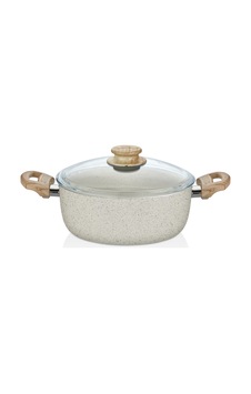 Soft Seramik Krem Granit Tencere 22 Cm Ekru - 732807234 Ekru Soft Seramik Krem Granit Tencere 22 Cm Ekru - 732807234 Ekru