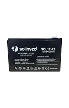 Solinved 12v 12ah Ups Ve Alarm Aküsü Solinved 12v 12ah Ups Ve Alarm Aküsü