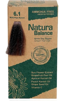 Natura Balance Saç Boyası 6.1 Küllü Koyu Kumral Natura Balance Saç Boyası 6.1 Küllü Koyu Kumral