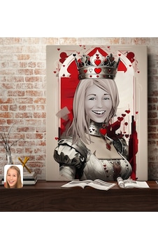 Bk Gift Kişiye Özel Maça Kızı Kraliçe Kanvas Tablo-1 70x100 , Sevgiliye Hediye, Arkadaşa Hediye Kobitmeyencom33360 Bk Gift Bk Gift Kişiye Özel Maça Kızı Kraliçe Kanvas Tablo-1 70x100 , Sevgiliye Hediye, Arkadaşa Hediye Kobitmeyencom33360 Bk Gift