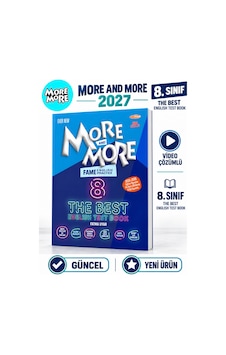 Güncel 8.sınıf 8 More&more More & More 8 Fame The Best English Test Book Yeni Ürün Güncel 8.sınıf 8 More&more More & More 8 Fame The Best English Test Book Yeni Ürün