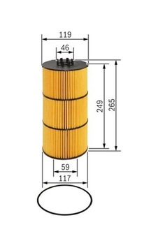Bosch Yağ Filtresi Elemanı F026407192 Bosch Yağ Filtresi Elemanı F026407192