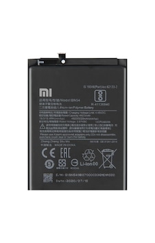 Xiaomi Redmi Note 9 / Note 9 Pro BN54 Batarya Pil Xiaomi Redmi Note 9 / Note 9 Pro BN54 Batarya Pil