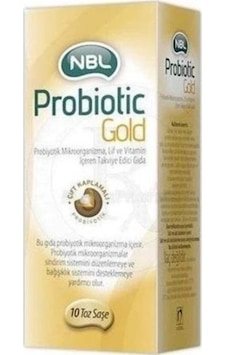 Nbl Probiotic Gold Gıda Takviyesi 10 Stick Şase Nbl Probiotic Gold Gıda Takviyesi 10 Stick Şase