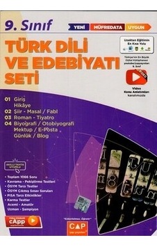 Çap Yayınları 9. Sınıf Türk Dili ve Edebiyatı Anadolu Seti - 202 Çap Yayınları 9. Sınıf Türk Dili ve Edebiyatı Anadolu Seti - 202