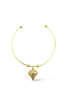 Gold Diamond Çelik Kelepçe Gold Gold Diamond Çelik Kelepçe Gold