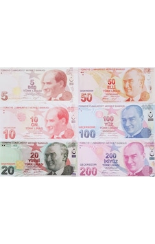 300 Adet Geçersiz Para Parti Şaka Düğün Karışık Türk Lirası 300 Adet Geçersiz Para Parti Şaka Düğün Karışık Türk Lirası