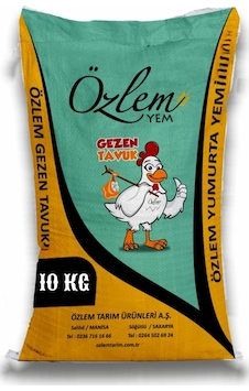 Özlem Yem Gezen Tavuk Yemi Pelet 10 Kg