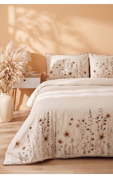 Mocha Garden Çift Kişilik %100 Pamuklu Nevresim Takımı - 4 Parça Çok Renkli Mocha Garden Çift Kişilik %100 Pamuklu Nevresim Takımı - 4 Parça Çok Renkli
