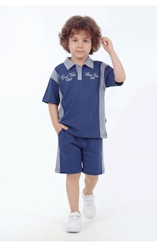 Mnk Baby & Kids Erkek Çocuk %100 Panuk Baskılı Kısa Kollu Şortlu 2li Takım M00846 Mavi Mnk Baby & Kids Erkek Çocuk %100 Panuk Baskılı Kısa Kollu Şortlu 2li Takım M00846 Mavi