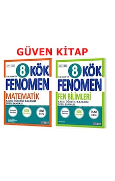 Fenomen Yayınları Kök 8. Sınıf Fen Bilimleri Ve Matematik Set