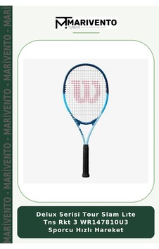 Delux Serisi Tour Slam Lıte Tns Rkt 3 Wr147810u3 Sporcu Hızlı Hareket Delux Serisi Tour Slam Lıte Tns Rkt 3 Wr147810u3 Sporcu Hızlı Hareket