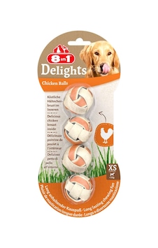 8in1 Delights Chicken Balls Tavuklu Köpek Ödülü Topları Xs 36 G 8in1 Delights Chicken Balls Tavuklu Köpek Ödülü Topları Xs 36 G