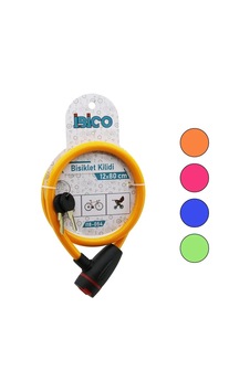 Anahtarlı Aç-kapa Kilit Kapaklı Plastik Kafa Bisiklet Kilit Çelik Tel Renkli Kılıf 12mmx80cm 5468 Çok Renkli Anahtarlı Aç-kapa Kilit Kapaklı Plastik Kafa Bisiklet Kilit Çelik Tel Renkli Kılıf 12mmx80cm 5468 Çok Renkli