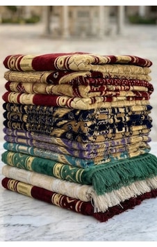 5 Adet Kadife Seccade Karışık Renkli 70cmx110cm 400gr Hac Ve Umre Hediyesi Çok Renkli 5 Adet Kadife Seccade Karışık Renkli 70cmx110cm 400gr Hac Ve Umre Hediyesi Çok Renkli