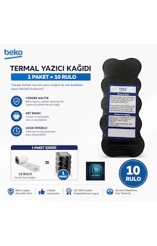 X30 Tr - 300 Tr - 220 Tr - 400 Tr Yazarkasa Termal Pos Rulosu 1 Paket - 10 Adet X30 Tr - 300 Tr - 220 Tr - 400 Tr Yazarkasa Termal Pos Rulosu 1 Paket - 10 Adet