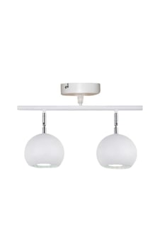 Rsylight Metal Modern Spor 2 Lİ Beyaz Mafsallı Led Spot Avize Günışığı Ampullü Rsylight Metal Modern Spor 2 Lİ Beyaz Mafsallı Led Spot Avize Günışığı Ampullü