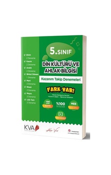 5. Sınıf Din Kültürü Ve Ahlak Bilgisi Kazanım Takip Denemeleri- KVA Yayınları 5. Sınıf Din Kültürü Ve Ahlak Bilgisi Kazanım Takip Denemeleri- KVA Yayınları