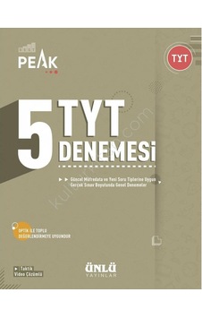 Tyt 5 Li Deneme Best Peak - Ünlü Yayınları Tyt 5 Li Deneme Best Peak - Ünlü Yayınları