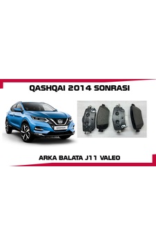 Qashqaı Arka Fren Balata 2014 Sonrası J11 X-traıl T32 Qashqaı Arka Fren Balata 2014 Sonrası J11 X-traıl T32