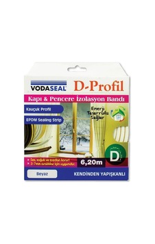 Mey İthalat Vodaseal Kapı Ve Pencere İzolasyon Bandı Beyaz 6,20 Metre Mey İthalat Vodaseal Kapı Ve Pencere İzolasyon Bandı Beyaz 6,20 Metre