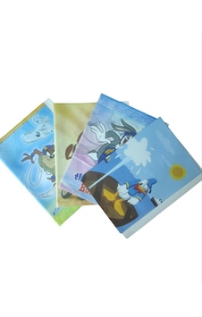 Pronto Looney Tunes A5 Geçmeli Defter Kabı 5'li